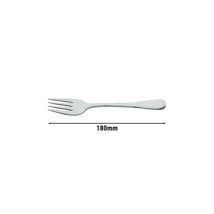 ZWILLING | Dessert Fork – Jessica - 180 mm - 18/10 stainless steel - polished silver - well-formed tines