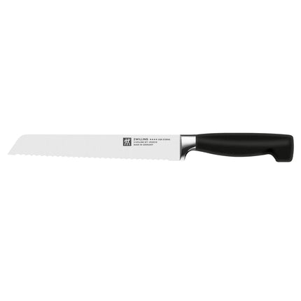 ZWILLING | Four Star Bread Knife – 20 cm blade - serrated edge for bread & rolls - FRIODUR ice-hardened
