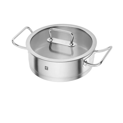 ZWILLING | Frying/Serving Pan Ø 24 cm – SIGMA Classic+ Base - Induction & Oven‑Safe 200°C - Dishwasher‑Safe - Filling Scale