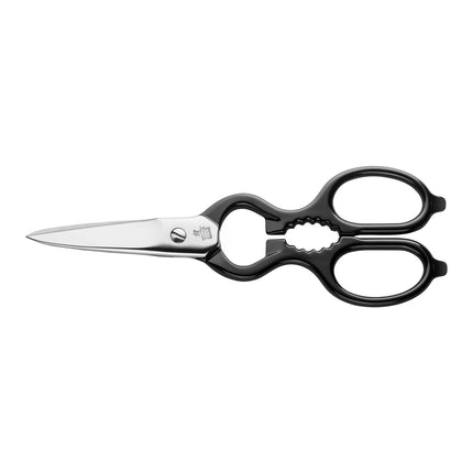 ZWILLING | Multi-Purpose Kitchen Scissors – 200 mm - Stainless Steel - Bottle & Lid Opener - Black