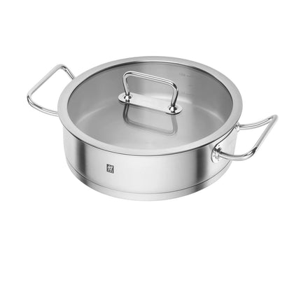 ZWILLING | Pan Ø 28 cm – SIGMA Classic+ Base - Induction & Oven‑Safe 200°C - Stay‑Cool Handles - Filling Scale
