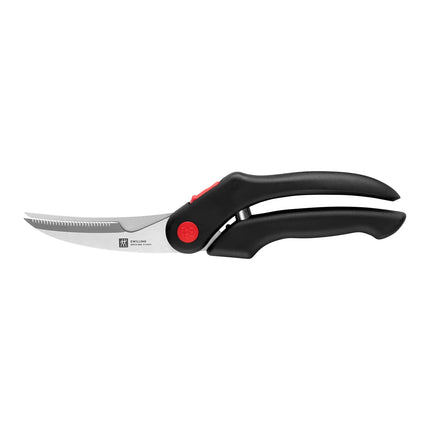 ZWILLING | Poultry Shears Kitchen Scissors – 250 mm - Black - Serrated Blade - Stainless Steel