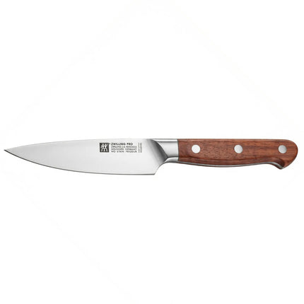 ZWILLING | Pro Wood Paring & Garnishing Knife – FRIODUR Steel - 100 mm - Stone Oak