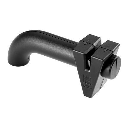 ZWILLING | TWINSHARP 2-Stage Pull-Through Knife Sharpener – Black - 35° - Stainless Steel & Ceramic