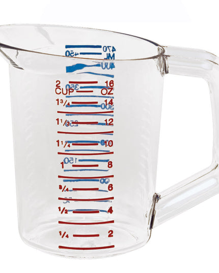 Cốc Đong Rubbermaid FG321500CLR 1 pt Bouncer Poly Trong Suốt