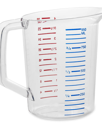 Cốc Đong Rubbermaid FG321600CLR 946 ml Poly Trong Suốt