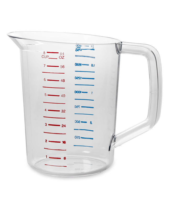 Cốc Đong Rubbermaid FG321700CLR 1.9 lít Bouncer Poly Trong Suốt