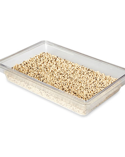 Rubbermaid FG330700CLR Hộp Bảo Quản Thực Phẩm 7.6 lít - 18x12x3 1/5.1 cm Trong Suốt Poly
