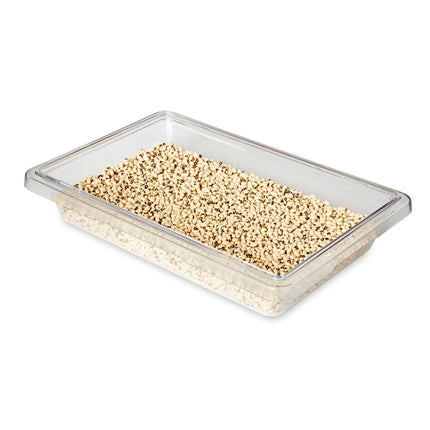 Rubbermaid FG330700CLR Hộp Bảo Quản Thực Phẩm 7.6 lít - 18x12x3 1/5.1 cm Trong Suốt Poly