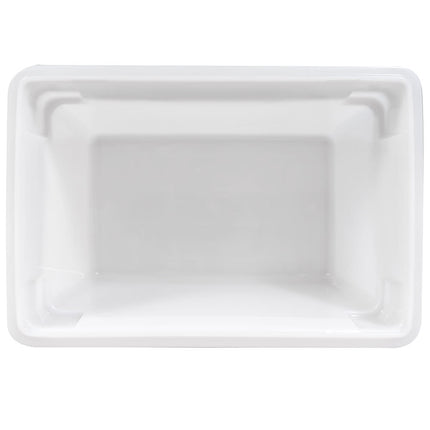 Rubbermaid FG350400WHT Hộp Thực Phẩm/Tote 18.9 lít - 18x12x22.9 cm Poly Trắng