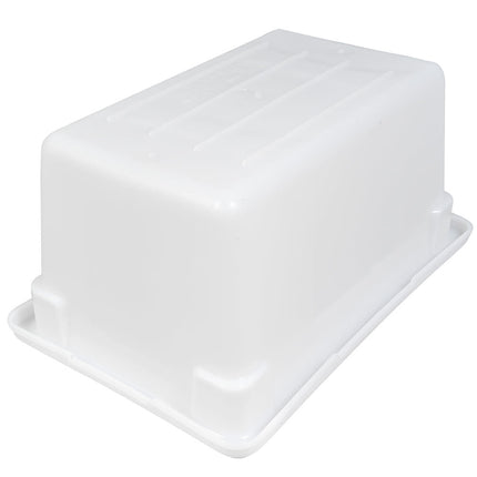 Rubbermaid FG350400WHT Hộp Thực Phẩm/Tote 18.9 lít - 18x12x22.9 cm Poly Trắng