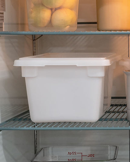 Rubbermaid FG350400WHT Hộp Thực Phẩm/Tote 18.9 lít - 18x12x22.9 cm Poly Trắng