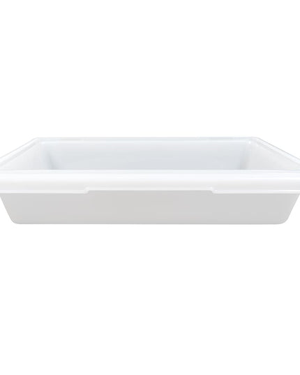 Rubbermaid FG350700WHT Hộp Thực Phẩm/Tote 7.6 lít - 18x12x3 1/5.1 cm Poly Trắng