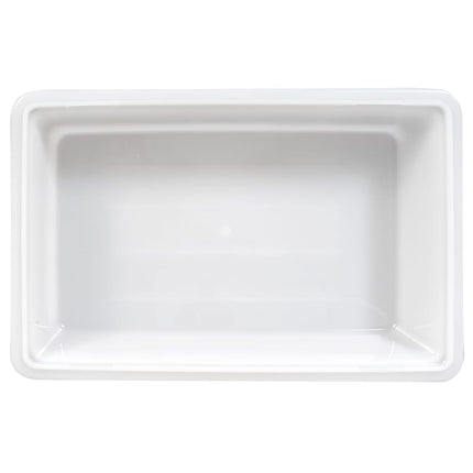 Rubbermaid FG350700WHT Hộp Thực Phẩm/Tote 7.6 lít - 18x12x3 1/5.1 cm Poly Trắng
