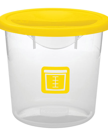 Nắp Hộp Đựng Thực Phẩm Tròn Rubbermaid FG572200YEL 22.4 cm - Nhựa Vàng