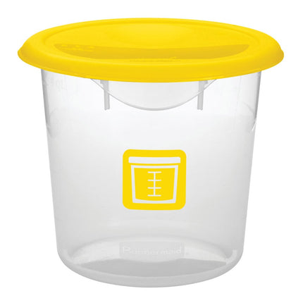 Nắp Hộp Đựng Thực Phẩm Tròn Rubbermaid FG572200YEL 22.4 cm - Nhựa Vàng