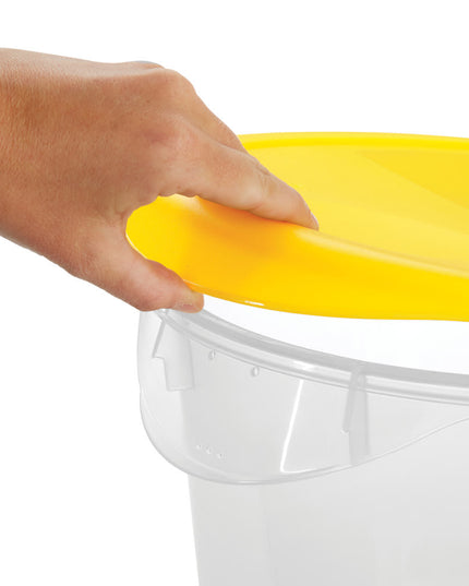 Nắp Hộp Đựng Thực Phẩm Tròn Rubbermaid FG572500YEL 26.2 cm - Nhựa Poly Màu Vàng