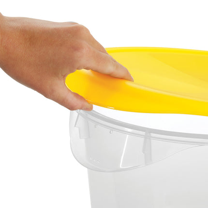 Nắp Hộp Đựng Thực Phẩm Tròn Rubbermaid FG572500YEL 26.2 cm - Nhựa Poly Màu Vàng