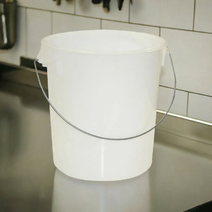 Hộp Đựng Thực Phẩm Tròn Rubbermaid FG572900WHT 20.8 lít - Quai Xách Tháo Rời, Nhựa Trắng