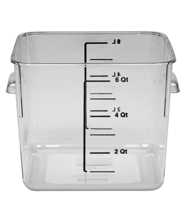 Rubbermaid FG630600 Hộp Đựng Thực Phẩm Vuông Tiết Kiệm Không Gian 5.7 lít - Nhựa Trong Suốt