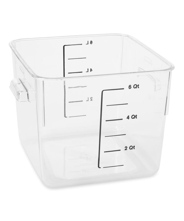 Rubbermaid FG630600 Hộp Đựng Thực Phẩm Vuông Tiết Kiệm Không Gian 5.7 lít - Nhựa Trong Suốt