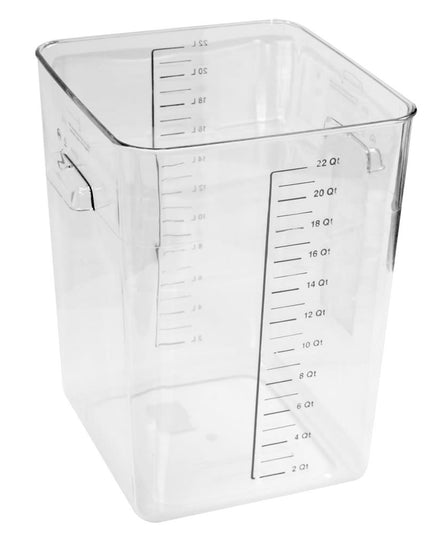 Hộp Đựng Thực Phẩm Vuông Tiết Kiệm Không Gian Rubbermaid FG632200 20.8 lít - Nhựa Trong Suốt