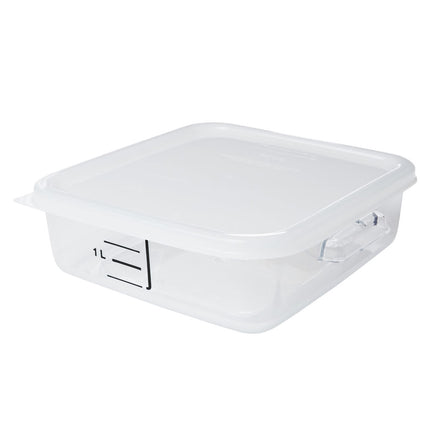 Nắp Hộp Đựng Thực Phẩm Vuông Tiết Kiệm Không Gian Rubbermaid FG650900 22.2 cm - Nhựa Trắng