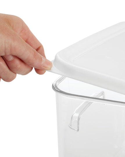 Nắp Rubbermaid FG652300 Cho Hộp Đựng 12, 18 & 20.8 lít - Polyethylene, Màu Trắng