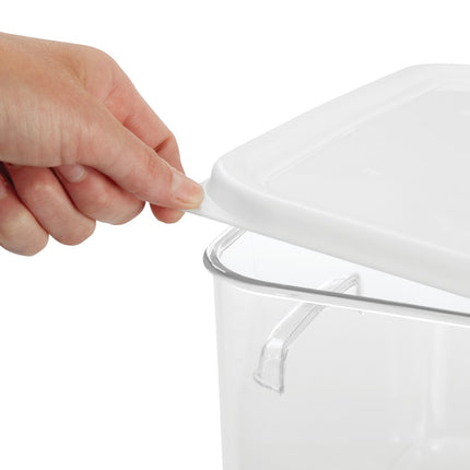 Nắp Rubbermaid FG652300 Cho Hộp Đựng 12, 18 & 20.8 lít - Polyethylene, Màu Trắng