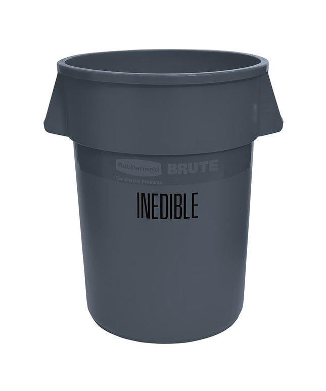 Rubbermaid FG264356GRAY Thùng Chứa Chế Biến Thực Phẩm 166.5 lít - Dấu USDA Condemned, Màu Xám
