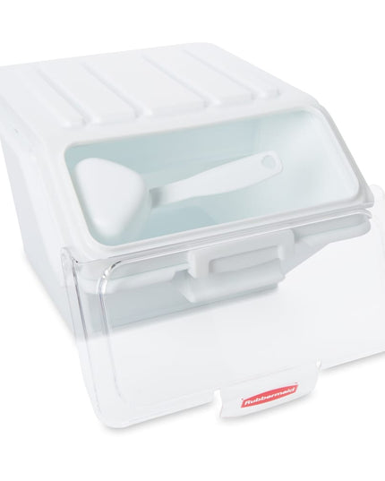 Thùng Đựng An Toàn Kèm Muỗng Rubbermaid FG9G6000WHT ProSave® Dung Tích 9.9 Lít Màu Trắng