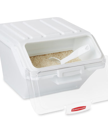 Thùng Đựng An Toàn Kèm Muỗng Rubbermaid FG9G6000WHT ProSave® Dung Tích 9.9 Lít Màu Trắng