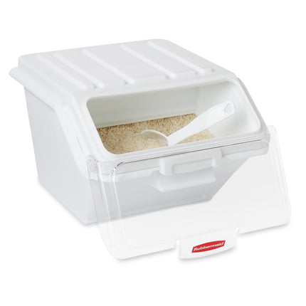 Thùng Đựng An Toàn Kèm Muỗng Rubbermaid FG9G6000WHT ProSave® Dung Tích 9.9 Lít Màu Trắng