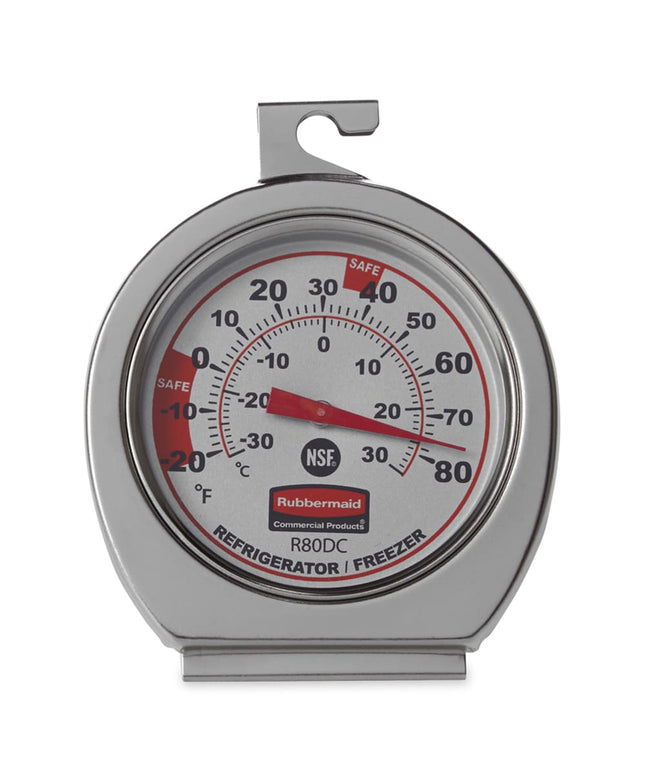 Nhiệt Kế Tủ Lạnh/Tủ Đông Rubbermaid FGR80DC Dạng Mặt Số -20 đến 80°F