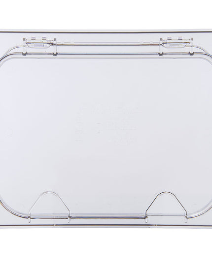 Nắp Khay Thực Phẩm Bản Lề Carlisle Universal Cỡ Nửa - Có Khấc, Polycarbonate, Trong Suốt (10239Z07)