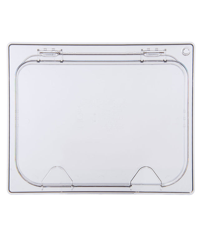 Nắp Khay Thực Phẩm Bản Lề Carlisle Universal Cỡ Nửa - Có Khấc, Polycarbonate, Trong Suốt (10239Z07)
