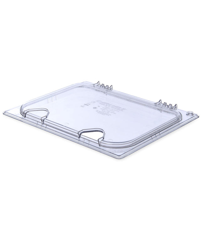 Nắp Khay Thực Phẩm Bản Lề Carlisle Universal Cỡ Nửa - Có Khấc, Polycarbonate, Trong Suốt (10239Z07)