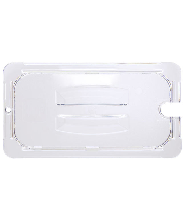 Nắp Khay Thức Ăn Carlisle Universal Cỡ 1/3 Có Rãnh - Trong Suốt (10271U07)