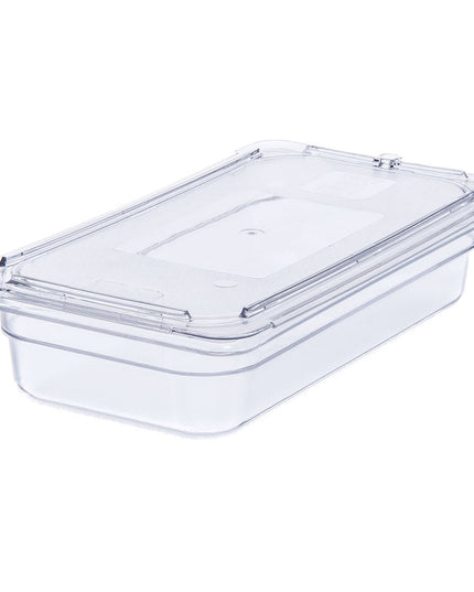 Nắp Khay Thực Phẩm Carlisle Universal Cỡ 1/3 - Phẳng, Trong Suốt (10276U07)