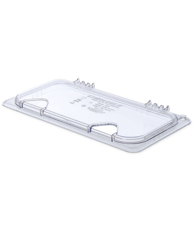 Carlisle Nắp Khay Thực Phẩm Bản Lề Cỡ 1/3 Đa Năng - Có Rãnh, Polycarbonate, Trong Suốt (10279Z07)