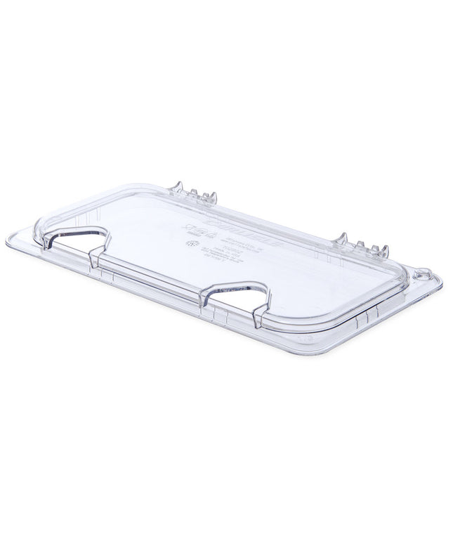 Nắp Khay Thực Phẩm Bản Lề Carlisle Universal Cỡ 1/3 - Có Rãnh, Polycarbonate, Trong Suốt (10280Z07)