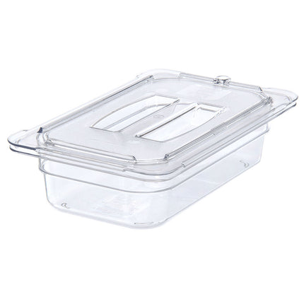 Carlisle Nắp Đặc Khay Thực Phẩm Đa Năng Cỡ 1/4 - Trong Suốt (10290U07)