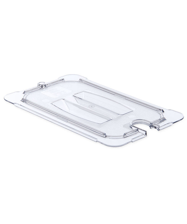 Nắp Khay Thực Phẩm Carlisle Universal Cỡ 1/4 Có Rãnh - Trong Suốt (10291U07)