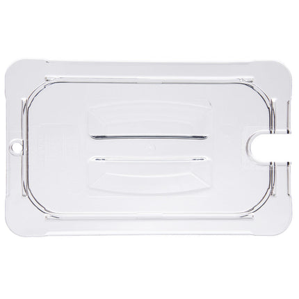 Nắp Khay Thực Phẩm Carlisle Universal Cỡ 1/4 Có Rãnh - Trong Suốt (10291U07)