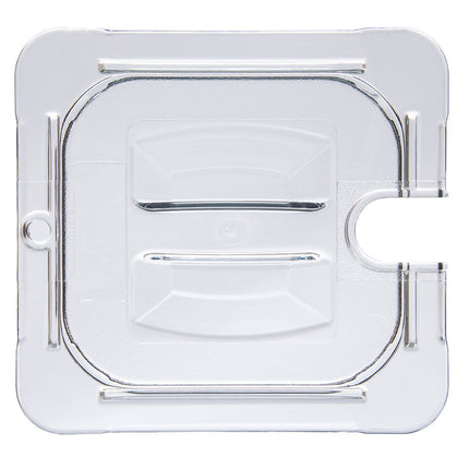 Nắp Khay Thực Phẩm Carlisle Universal Cỡ 1/6 Có Rãnh - Trong Suốt (10311U07)