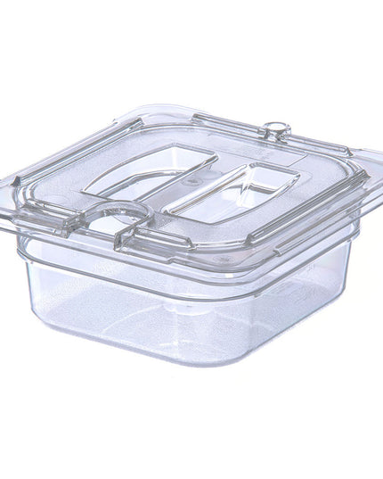 Nắp Khay Thực Phẩm Carlisle Universal Cỡ 1/6 Có Rãnh - Trong Suốt (10311U07)