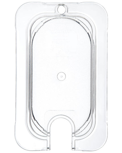 Nắp Khay Thực Phẩm Đa Năng Carlisle Cỡ 1/9 - Phẳng, Có Rãnh, Trong Suốt (10337U07)