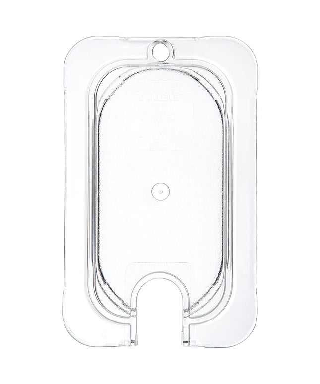 Nắp Khay Thực Phẩm Đa Năng Carlisle Cỡ 1/9 - Phẳng, Có Rãnh, Trong Suốt (10337U07)