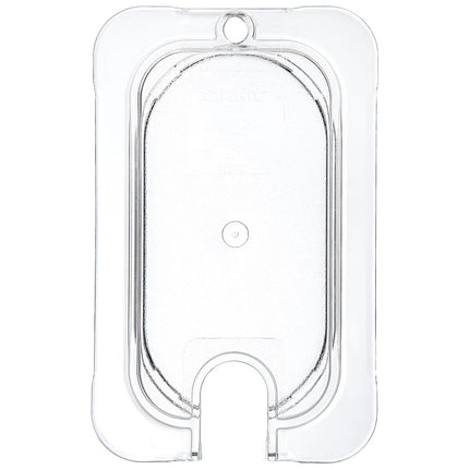 Nắp Khay Thực Phẩm Đa Năng Carlisle Cỡ 1/9 - Phẳng, Có Rãnh, Trong Suốt (10337U07)