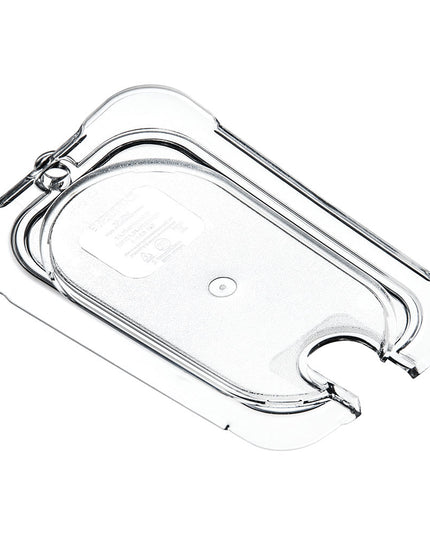 Nắp Khay Thực Phẩm Đa Năng Carlisle Cỡ 1/9 - Phẳng, Có Rãnh, Trong Suốt (10337U07)
